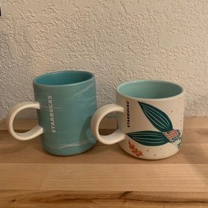 Mermaid Starbucks mug set ☕️🌟